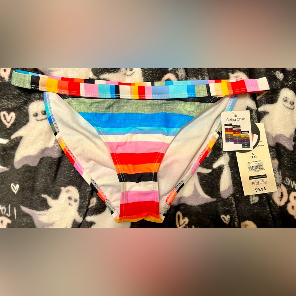 multi color bikini bottoms